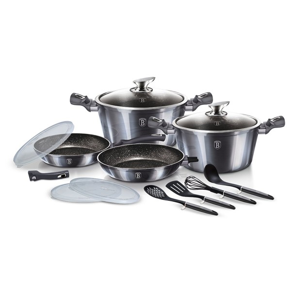 Набір каструль і сковорідок BerlingerHaus BH-7059 для приготування різноманітних страв