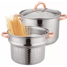 Komplet garnków Klausberg KB-7739 do gotowania makaronu 7,5L 24cm 3 elementy