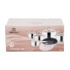 Комплект каструль Kinghoff Silver Marble 12 ел. для приготування їжі KH-4457
