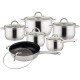 Комплект каструль Kinghoff Silver Marble 12 ел. для приготування їжі KH-4457