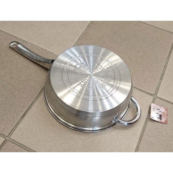 Комплект каструль Kinghoff Silver Marble 12 ел. для приготування їжі KH-4457