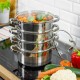 Komplekt garnków Klausberg KB-7143 do gotowania na parze 22 cm, 5 elementów