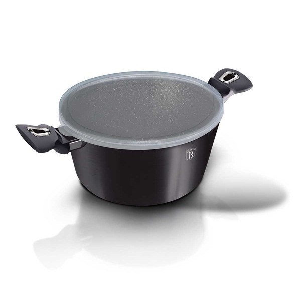 Набір посуду Berlinger Haus BH-7052 Carbon Pro для готування з каструлями та сковорідками