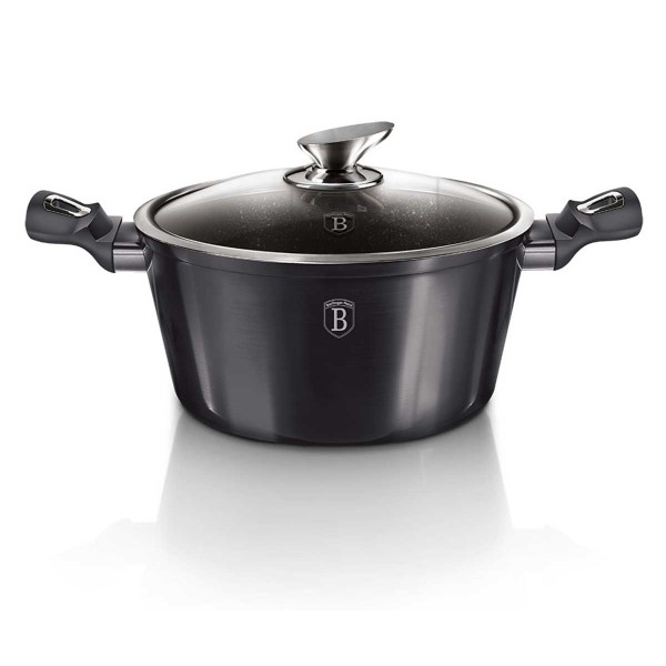 Набір посуду Berlinger Haus BH-7052 Carbon Pro для готування з каструлями та сковорідками