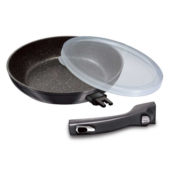 Набір посуду Berlinger Haus BH-7052 Carbon Pro для готування з каструлями та сковорідками