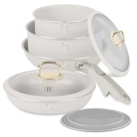 Zestaw garnków Berlinger Haus BH-8253 Sahara, 9 elementów, tytanowy do kuchni