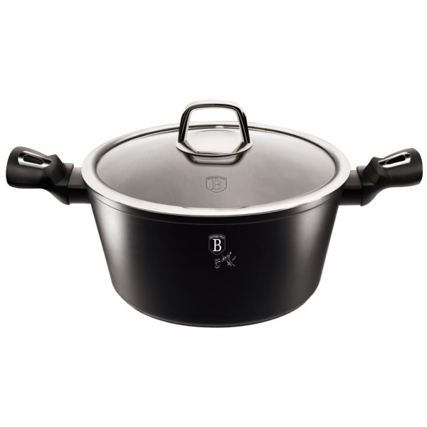 Komplet garnków Berlinger Haus Black Silver BH-6155 do gotowania 15 el.