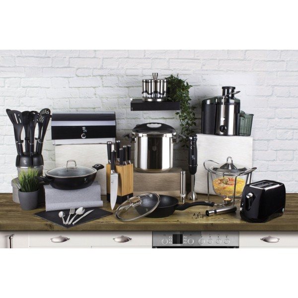 Komplet garnków Berlinger Haus Black Silver BH-6155 do gotowania 15 el.