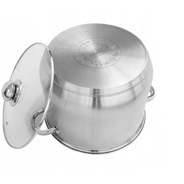 Komplet garnków gastronomicznych Zilner ZL-7350 7-9-11L do profesjonalnej kuchni