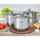 Komplet garnków gastronomicznych Zilner ZL-7350 7-9-11L do profesjonalnej kuchni