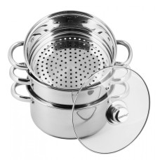 Komplet garnków Kinghoff KH-3328 do gotowania na parze 4 elementy 22 cm