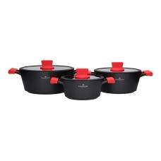 Komplet garnków ZWIEGER OBSIDIAN 6 elementów do kuchni