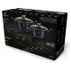 Комплект каструль Berlinger Haus Metallic Aquamarine 10 ел. для ефективного приготування їжі BH-6143