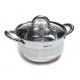 Комплект каструль Kinghoff Silver Marble 12 ел. для готування якісних страв KH-1098