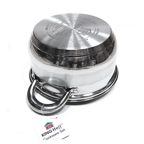 Комплект каструль Kinghoff Silver Marble 12 ел. для готування якісних страв KH-1098