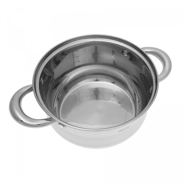 Комплект каструль Kinghoff Silver Marble 12 ел. для готування якісних страв KH-1098