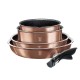 Komplet garnków Berlinger Haus Metallic Line Rose Gold 9 elementów do kuchni