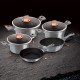 Komplet garnków Berlinger Haus Metallic Moonlight BH-6020, 10 elementów do gotowania