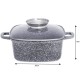 Komplet garnków Klausberg KB-7534 brytfanny 2,5L 4,4L 6,5L do gotowania