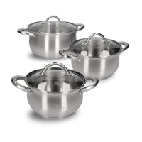 Набір каструль ZWIEGER VIRTU 6 предметів 16/18/24см