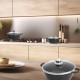 Zestaw garnków i patelni z powłoką ceramiczną, 12 elementów, z pokrywkami