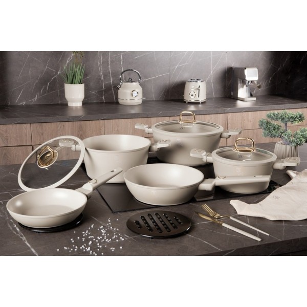 Zestaw garnków, BerlingerHaus Sahara BH-8080, 10 elementów, do kuchni