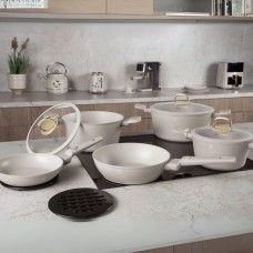 Zestaw garnków, BerlingerHaus Sahara BH-8080, 10 elementów, do kuchni