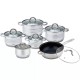 Набір каструль Klausberg KB-7698, 12 елементів для комплексного приготування їжі