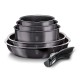 Комплект каструль Berlinger Haus Carbon Pro BH-6910 12 ел. з гранитовим покриттям для готування