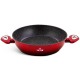 Komplet garnków Zilner Cherry Red Noir ZL-8520 z powłoką granitową 15 elementów do kuchni