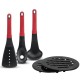 Komplet garnków Zilner Cherry Red Noir ZL-8520 z powłoką granitową 15 elementów do kuchni
