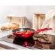 Komplet garnków Zilner Cherry Red Noir ZL-8520 z powłoką granitową 15 elementów do kuchni