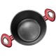 Komplet garnków Zilner Cherry Red Noir ZL-8520 z powłoką granitową 15 elementów do kuchni