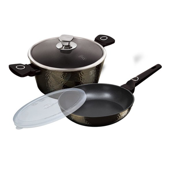Komplet garnków i patelni Berlinger Haus Primal Gloss 24 cm BH-6074 do kuchni