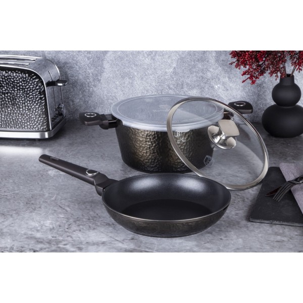 Komplet garnków i patelni Berlinger Haus Primal Gloss 24 cm BH-6074 do kuchni