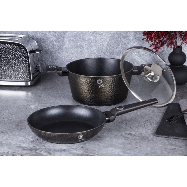 Komplet garnków i patelni Berlinger Haus Primal Gloss 24 cm BH-6074 do kuchni