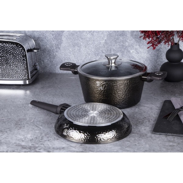Komplet garnków i patelni Berlinger Haus Primal Gloss 24 cm BH-6074 do kuchni