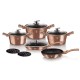 Komplet garnków Berlinger Haus Metallic Line rosegold 11-elementowy do kuchni