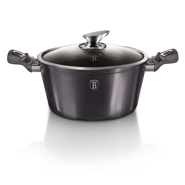 Komplet garnków Berlinger Haus Metallic Carbon Pro BH-7181 do kuchni 22 el.