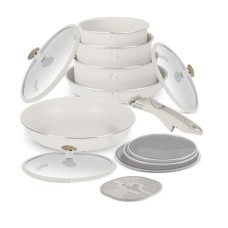 Zestaw garnków, BerlingerHaus Sahara Nordic Collection BH-8420, 13 el., z odpinaną rączką