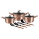 Комплект каструль Berlinger Haus Metallic Line Rosegold BH-6151, 10 предметів для кухні