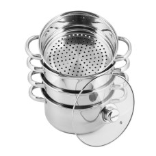 Komplet garnków Kinghoff KH-3329 5 el. do gotowania na parze 22 cm