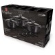 Komplet garnków Berlinger Haus Carbon Pro BH-6919 z powłoką granitową 10 el. do kuchni