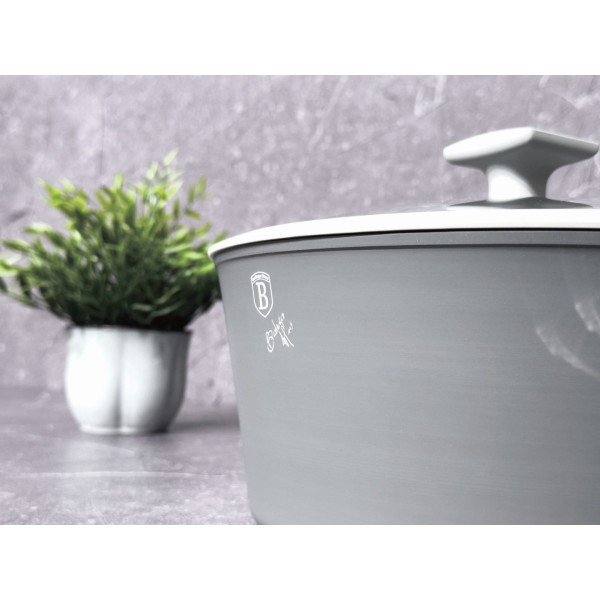 Komplet garnków i patelni Berlinger Haus Aspen BH-7079 z powłoką tytanową 24 cm