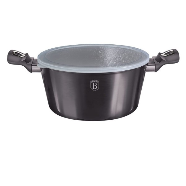Komplet garnków Berlinger Haus Carbon Pro BH-6886 z powłoką granitową 13 elementów do kuchni