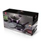 Komplet garnków i patelni Berlinger Haus Purple Eclipse BH-7102 z powłoką tytanową 24 cm, 4 elementy