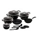 Komplet garnków Berlinger Haus Black Professional Line BH-6129, 15 el. do kuchni