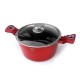 Komplet garnków Berlinger Haus Metallic Line Burgundy 10 el. do kuchni BH-1222-N