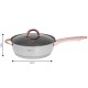 Комплект сталевих каструль Kinghoff Rosegold KH-1766, 12 ел., для приготування їжі