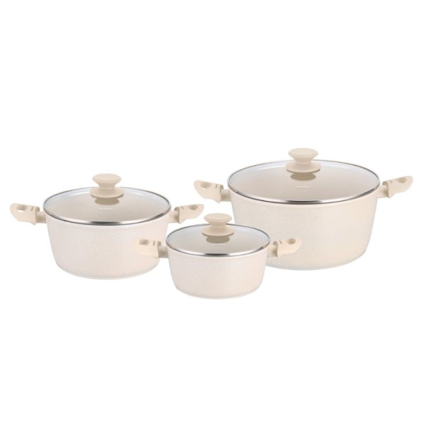 Zestaw garnków Klausberg KB-7961, 6 elementów, powłoka marmurkowa, do kuchni